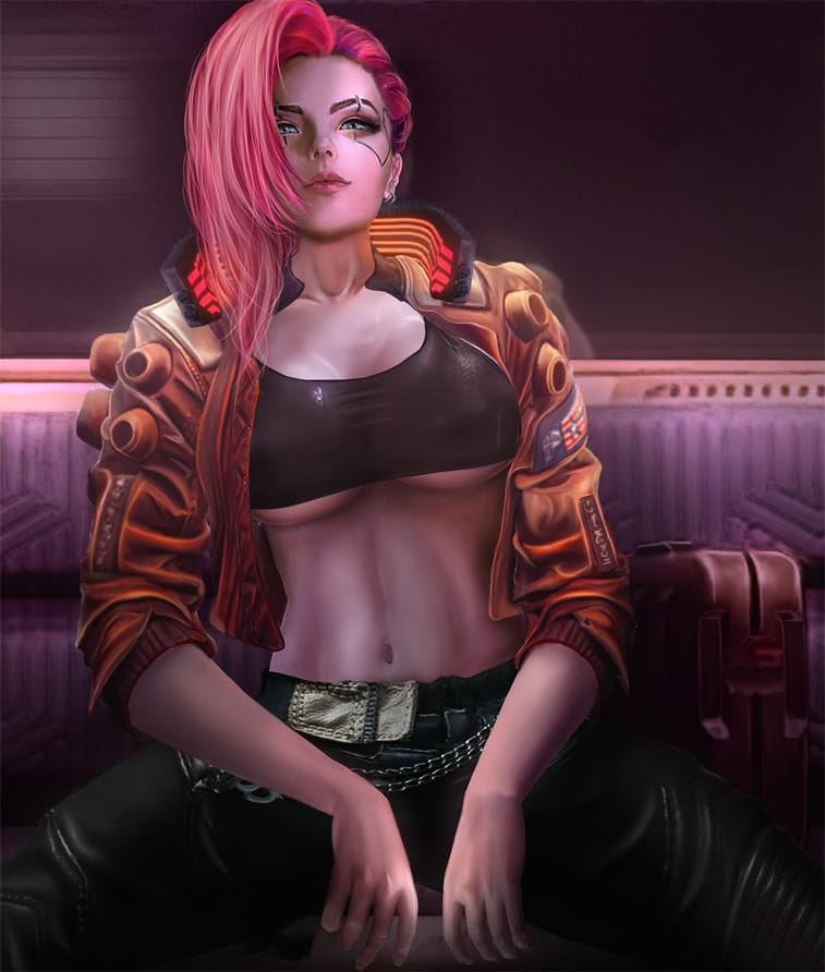 Картина "Джуди Альварес (Cyberpunk 2077)"