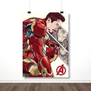 Плакат “Железный Человек (Картина) – 6”