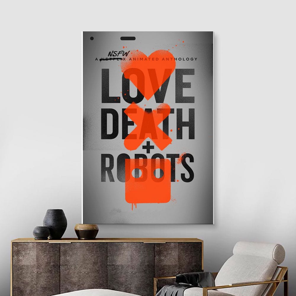 Картина "Плакат (Любовь, смерть и роботы)"