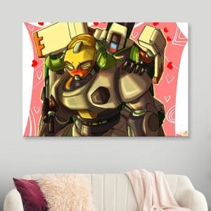 Картина "Ориса (Overwatch) –  Робот-защитница"