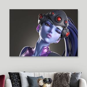 Картина "Роковая Вдова (Overwatch) –  Воздушный поцелуй – 2"