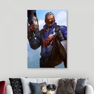 Картина "Солдат-76 (Overwatch) – Один в поле очень даже воин"