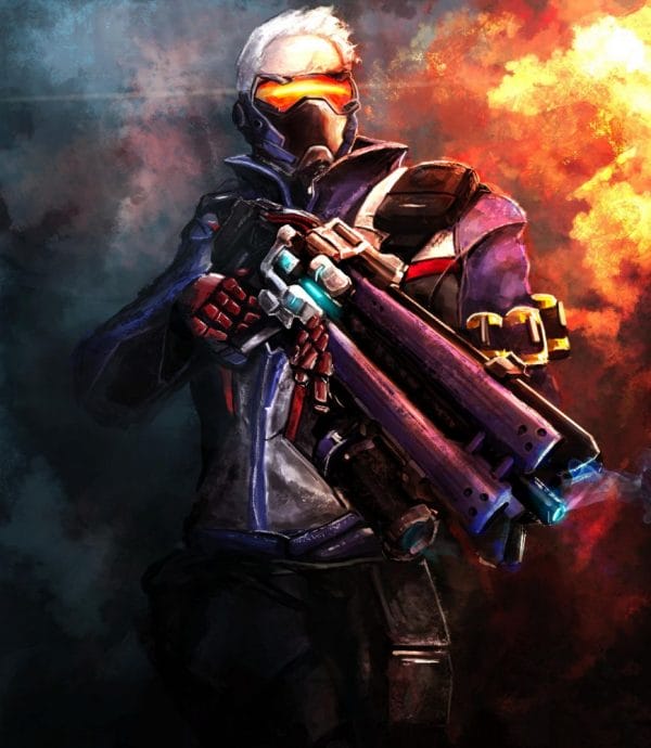 Картина "Солдат-76 (Overwatch) – Пламя войны"