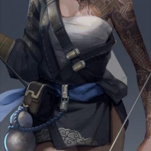 Картина «Ханзо (Overwatch) – Девушка»