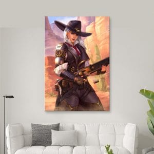Картина "Эш (Overwatch) – Бесстрашная разбойница"