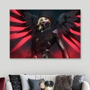 Картина "Тёмный Ангел (Overwatch)"