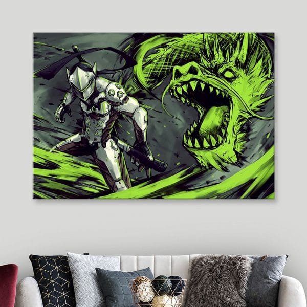 Картина "Гэндзи (Overwatch) – Ярость Дракона"