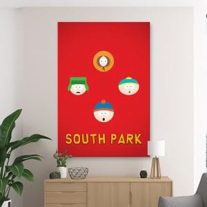 Картина «Красный цвет (Южный Парк)»