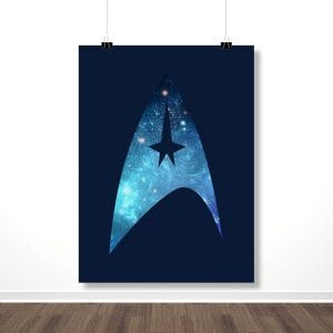 Плакат "Знак Звездного Флота (Звездный путь) – 2"