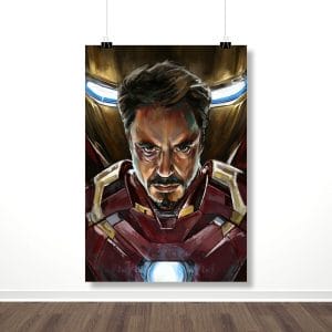 Плакат “Железный Человек (Картина) – 7”