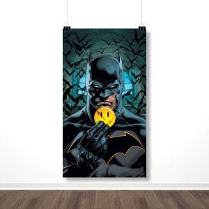 Плакат "Бэтмен и значок Роршаха (Хранители)"