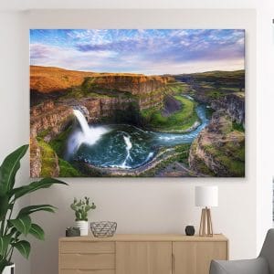 Картина "Зелёный каньон (Водопад)"