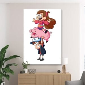 Картина «Двойняшки и Пухля (Gravity Falls)»