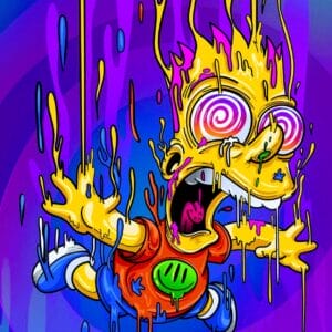 Картина «Кислота: Барт (Симпсоны) – 1»