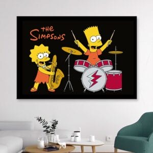 Картина «Лиза и Барт (Симпсоны)»