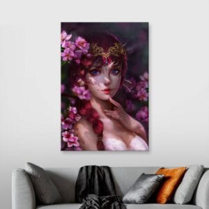 Картина «Принцесса в цветах вишни»