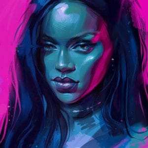 Картина “Рианна (Rihanna) – 2”