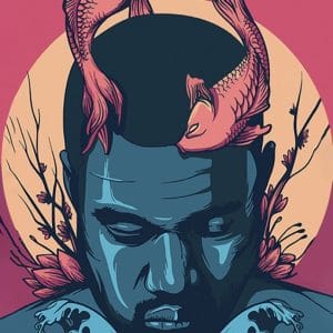 Картина “Канье Уэст (Kanye West) – 1”