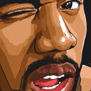 Картина «Канье Уест (Kanye West) – 2”