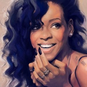 Картина “Рианна (Rihanna) – 10”