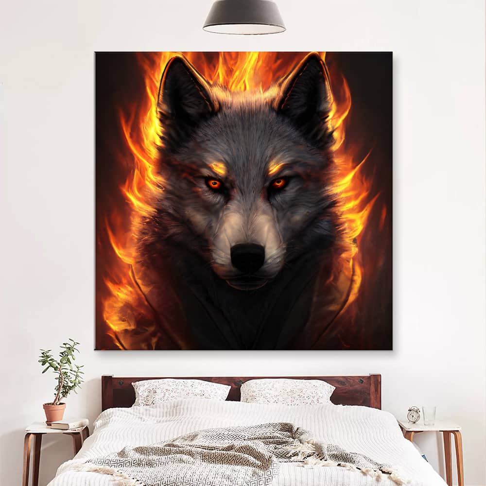 Картина “Огненный волк – 2”