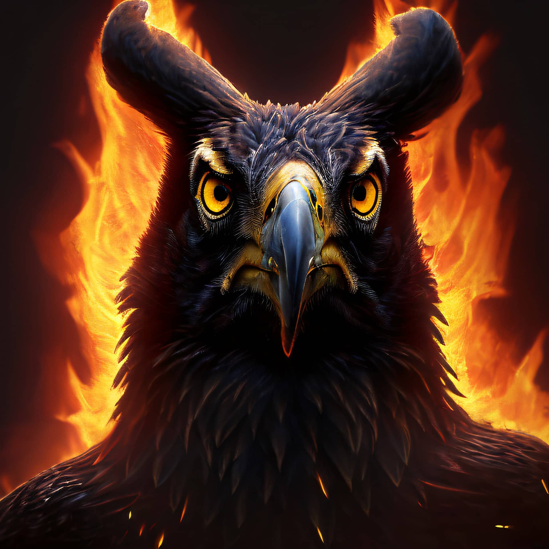 Картина “Огненный орел – 1”