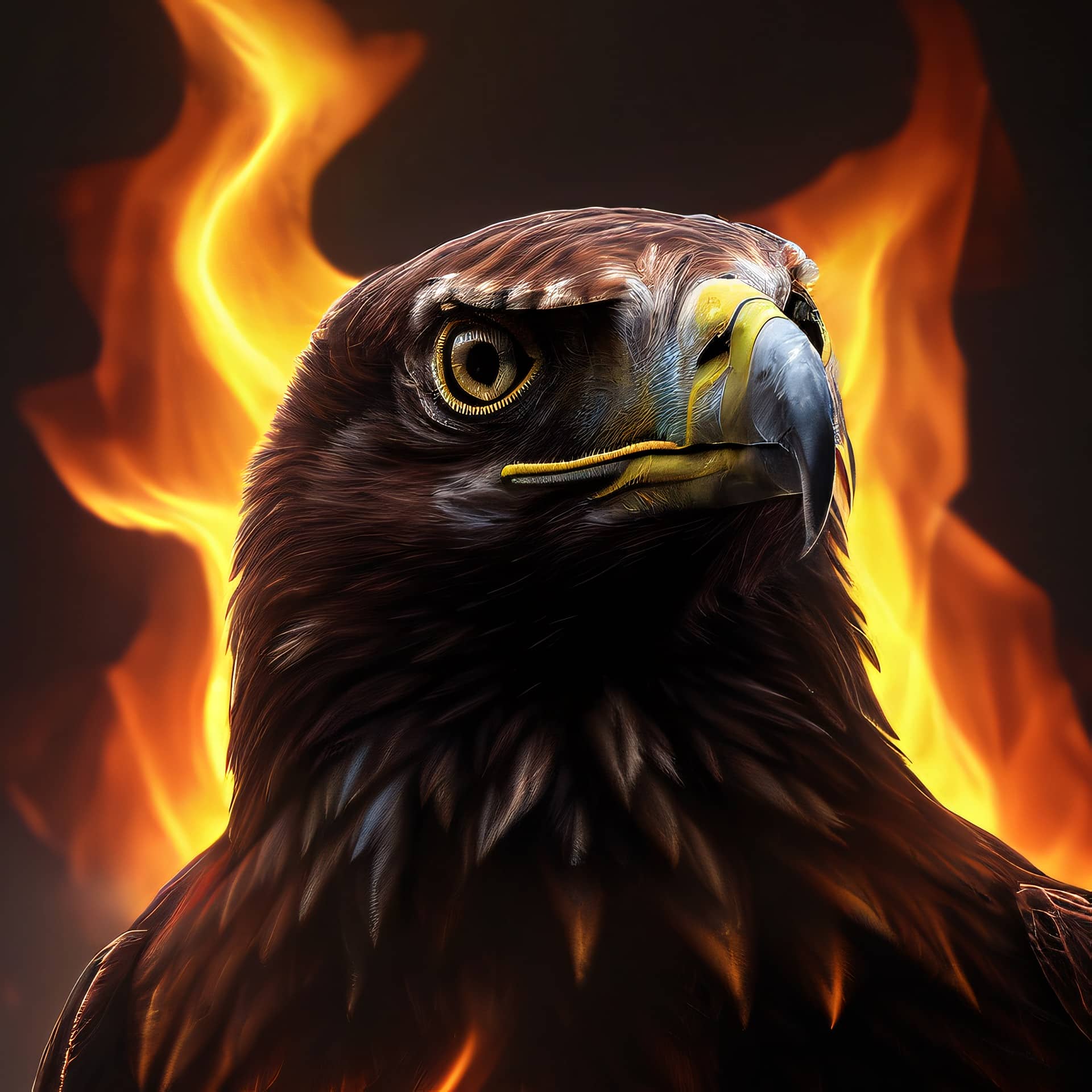 Картина “Огненный орел – 2” | PrintStorm