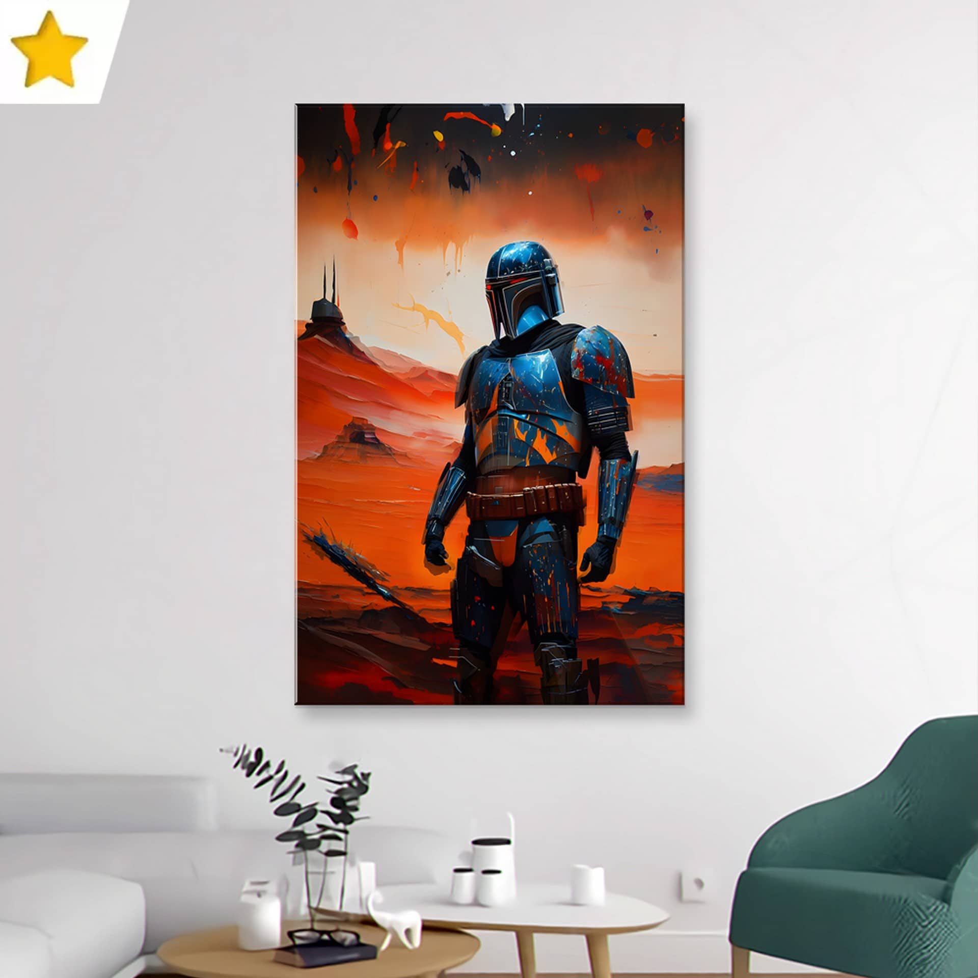 Картина “Мандалорец: Воин пустыни”